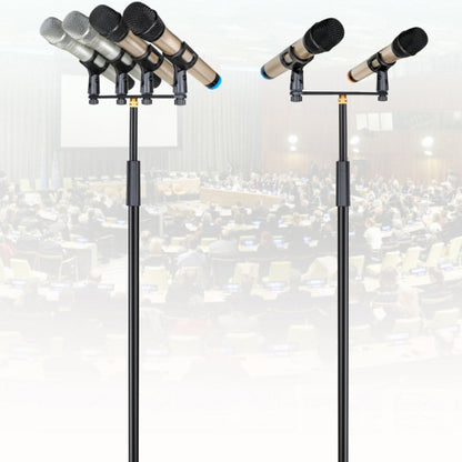 A18 Four-headed  Microphone Clip Aluminum Pole Microphone Accessories - Microphone by PMC Jewellery | Online Shopping South Africa | PMC Jewellery