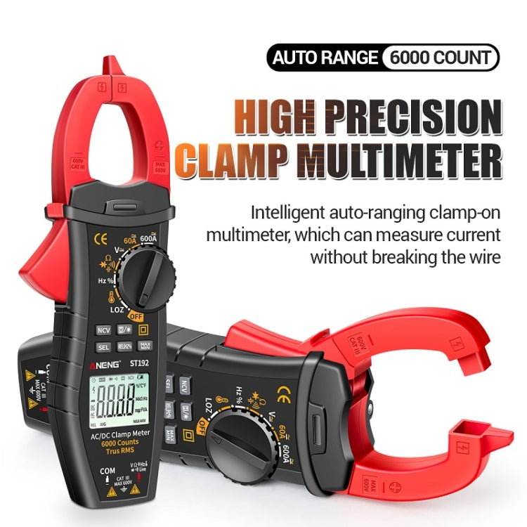 ANENG ST192 600A DC Current Multifunctional AC And DC Clamp Digital Meter - Digital Multimeter by ANENG | Online Shopping South Africa | PMC Jewellery | Buy Now Pay Later Mobicred