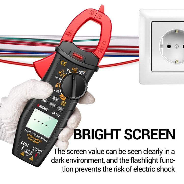 ANENG ST192 600A DC Current Multifunctional AC And DC Clamp Digital Meter - free shipping - PMC TechLife - Order now!