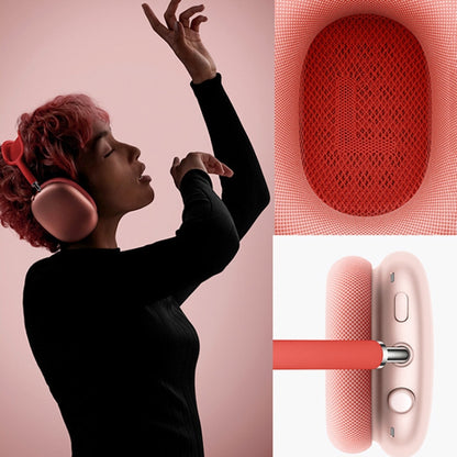 2 PCS Foam Earpads Earmuffs For AirPods Max(Protein Skin Pink) - Earmuff & Pad by PMC Jewellery | Online Shopping South Africa | PMC Jewellery | Buy Now Pay Later Mobicred