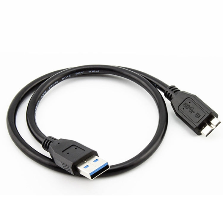 USB 3.0 Male To Micro USB HDD Data Cord For External Mobile HDD,Cable Length:1.8m(Black) - USB 3.0 by PMC Jewellery | Online Shopping South Africa | PMC Jewellery