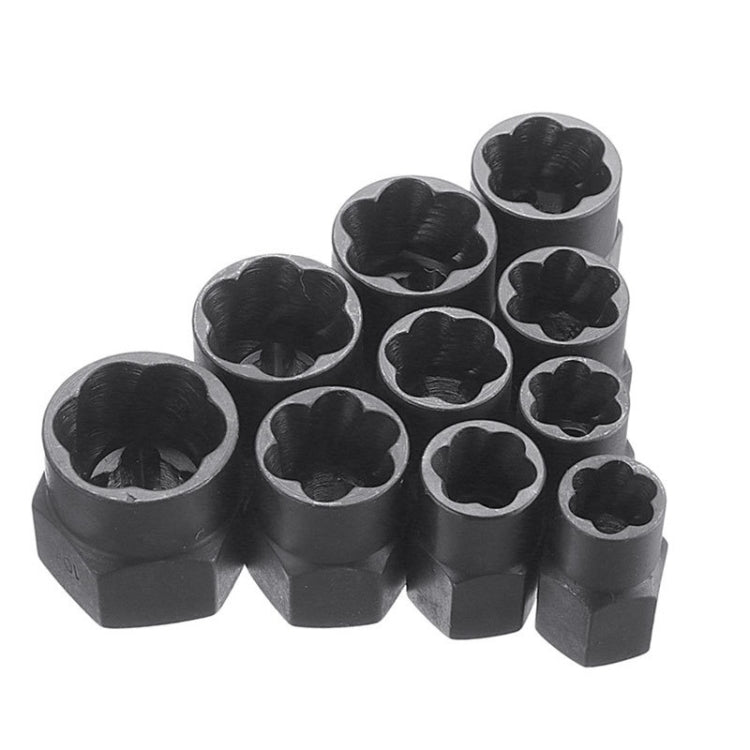 10 PCS / Set Nut Extractor Screw Removal Tool Break Wire Bolt Extractor High - Screws by PMC TechLife | Online Shopping South Africa | PMC TechLife