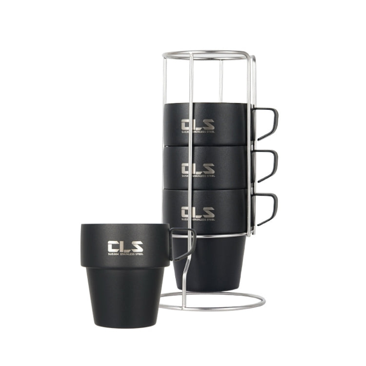 CLS 4 in 1 Outdoor 304 Stainless Steel Camping Cup(300ml) - Cookwares & Tablewares by CLS | Online Shopping South Africa | PMC Jewellery