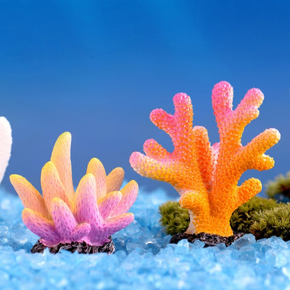 10 PCS Simulation Resin Coral Aquarium Fish Tank Small Ornaments, Colour: No. 7 White - Fish Tank Decoration by PMC Jewellery | Online Shopping South Africa | PMC Jewellery