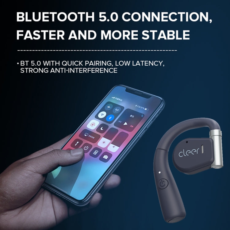 Cleer Call Noise Cancelling Music Gaming Swivel Over-Ear Wireless Bluetooth Earphones(Blue) - Bluetooth Earphone by Clear | Online Shopping South Africa | PMC Jewellery | Buy Now Pay Later Mobicred