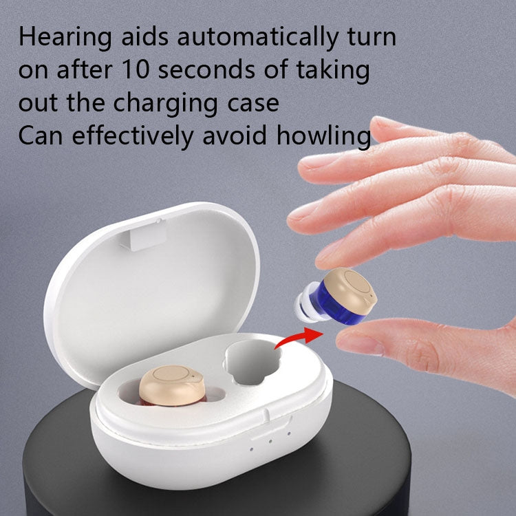 Older Young Sound Amplifier Sound Collector Hearing Aid(Red Blue) - Hearing Aids by null | Online Shopping South Africa | PMC Jewellery | Buy Now Pay Later Mobicred