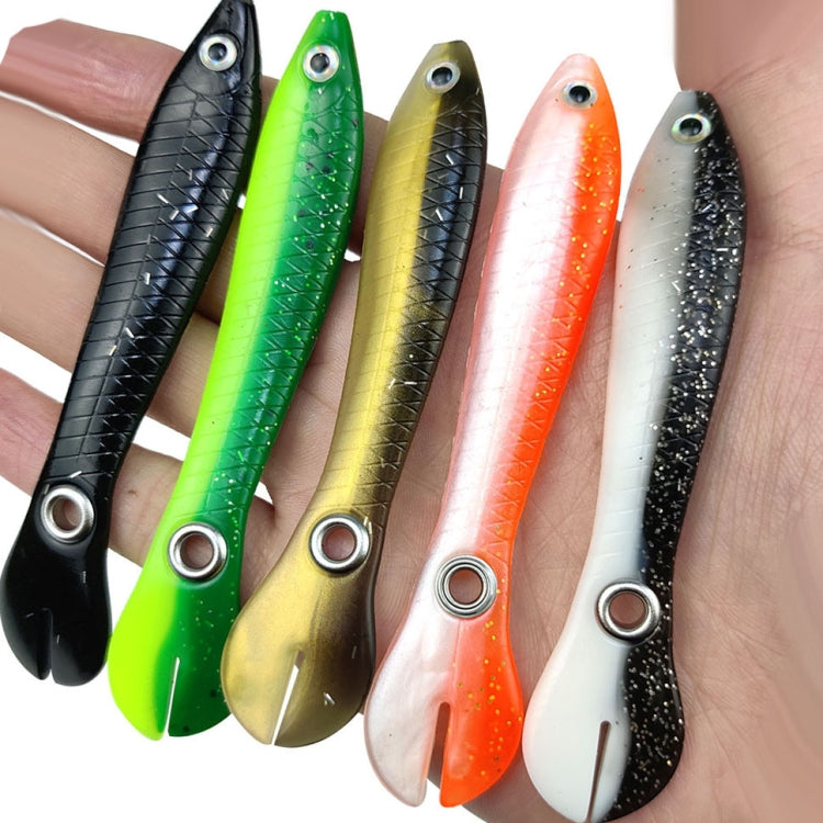 10 PCS Luya Bait Loach Bionic Bait Fishing Supplies, Specification: 6g / 10cm(Black and White) - Fishing Lures by PMC Jewellery | Online Shopping South Africa | PMC Jewellery