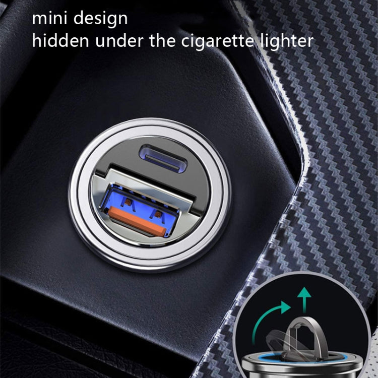 Car Fast Charge One Drag Two Cigarette Conversion Plugs, Model: PD+PD(Tarnish) - Car Charger by PMC Jewellery | Online Shopping South Africa | PMC Jewellery