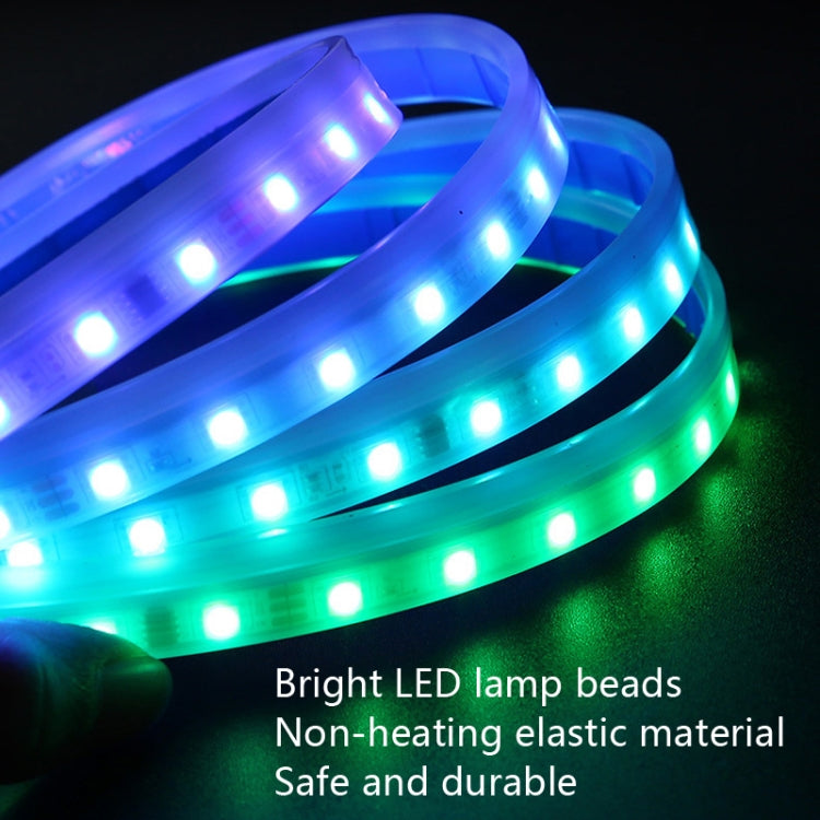 Car LED Streamer Decorative Hood Atmosphere Lights, Style: Monochrome White Light(1.8m) - Decorative Lights by PMC TechLife | Online Shopping South Africa | PMC TechLife