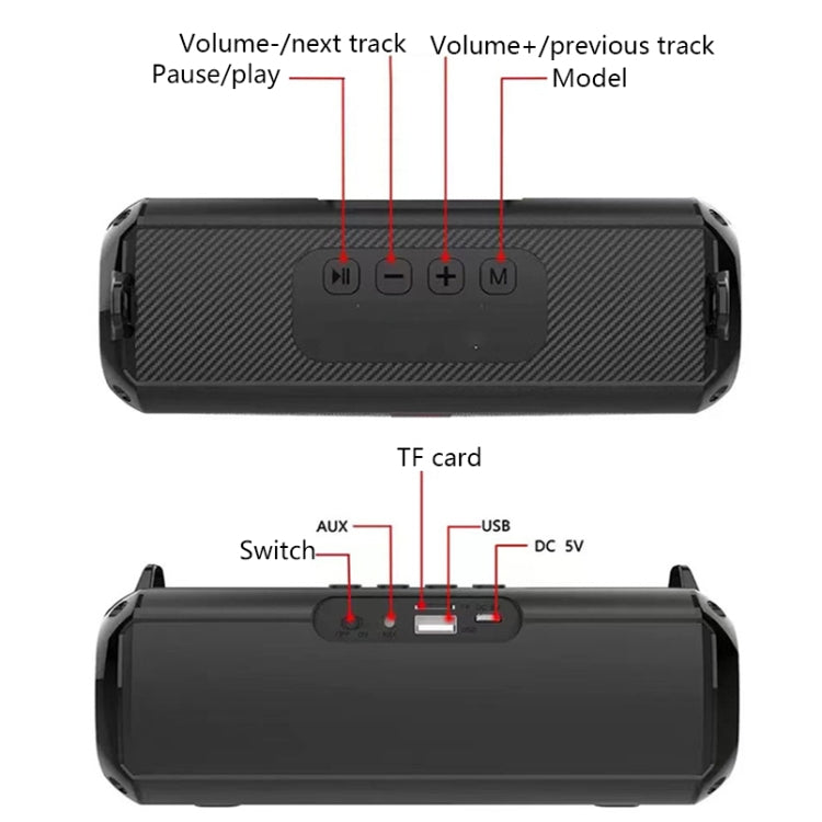 S5 10W HIFI Surround Sound Bluetooth Speaker - Desktop Speaker by PMC Jewellery | Online Shopping South Africa | PMC Jewellery