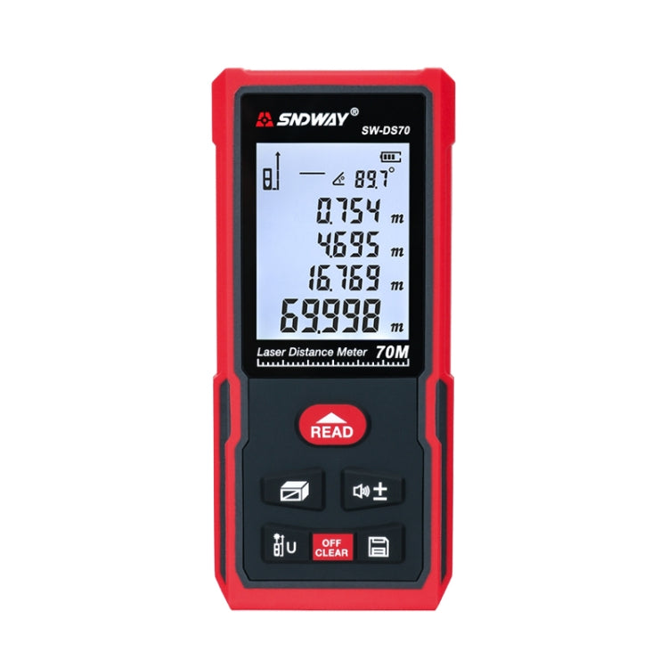 SNDWAY SW-DS70 Handheld Laser Rangefinder Infrared Laser Ruler, Distance: 70m - Laser Rangefinder by SNDWAY | Online Shopping South Africa | PMC Jewellery | Buy Now Pay Later Mobicred