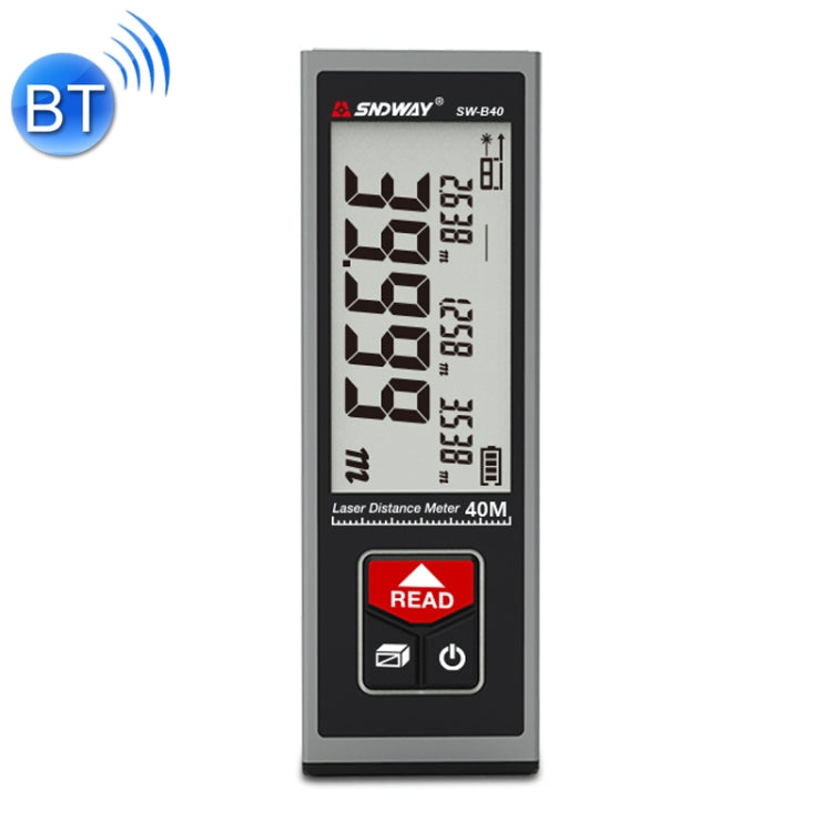 SNDWAY SW-BT40 Laser Rangefinder Infrared Measuring Ruler, Style: 40m Bluetooth Version - Laser Rangefinder by SNDWAY | Online Shopping South Africa | PMC Jewellery | Buy Now Pay Later Mobicred