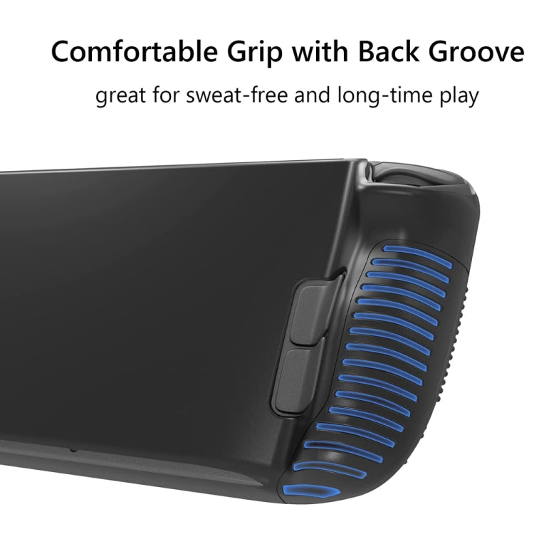 PGTECH Game Console Silicone Case With Anti-Slip Particles for Steam Deck(Black) - Pocket Console by PMC TechLife | Online Shopping South Africa | PMC TechLife