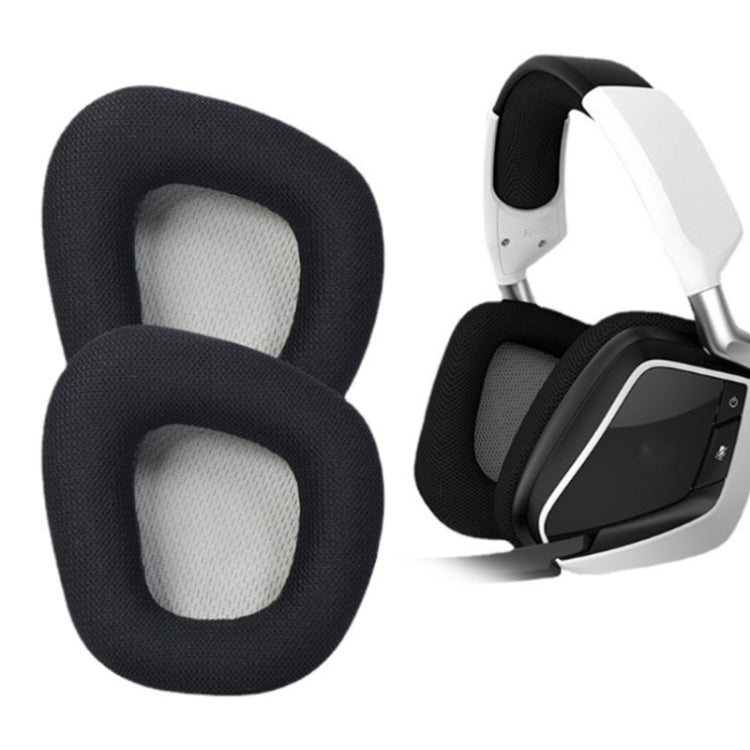 2 PCS Replacement Earpads for Corsair Void Pro Elite,Style: Black Ice Sensory Leather - Earmuff & Pad by PMC TechLife | Online Shopping South Africa | PMC TechLife