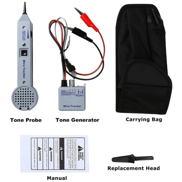 200EP High Accuracy Cable Toner Detector Finder Tester - Lan Cable and Tools by PMC Jewellery | Online Shopping South Africa | PMC Jewellery