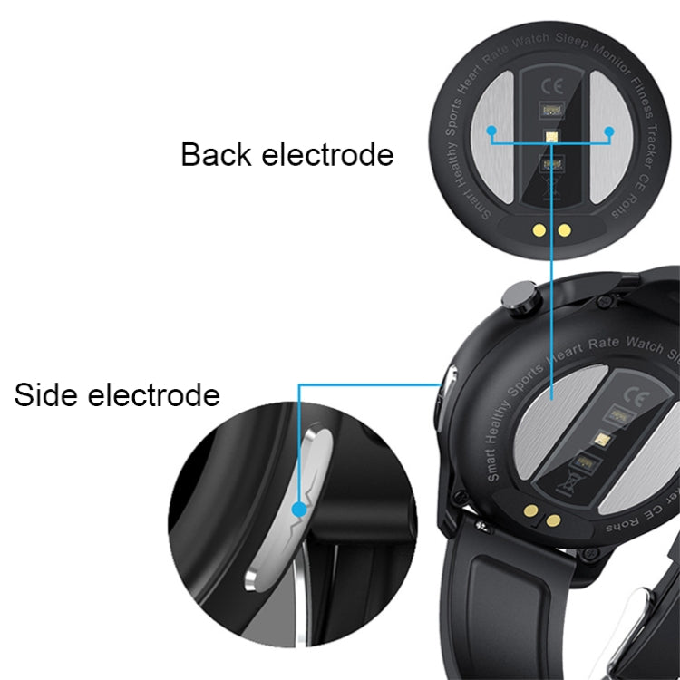 LOANIY E80 1.3 Inch Heart Rate Detection Smart Watch, Color: Brown Leather - free shipping - PMC TechLife - Order now!