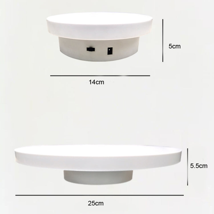 Photography Electric Turntable Automatic Rotating Display Stand,Style: Plug -in 30cm -  by PMC Jewellery | Online Shopping South Africa | PMC Jewellery