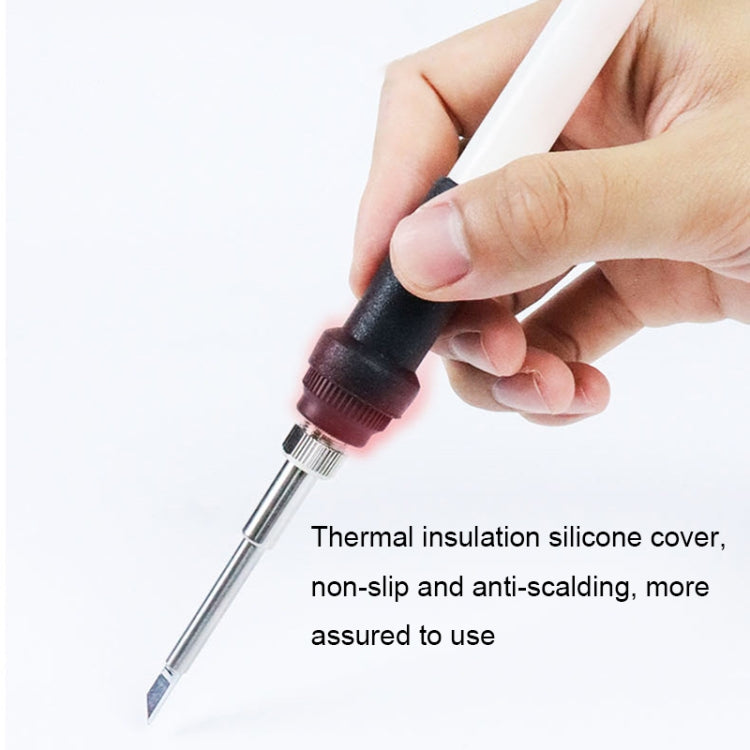 QUECOO 1.3-inch Screen Constant Temperature Soldering Iron, Set: US Plug (955+P9) - free shipping - PMC TechLife - Order now!