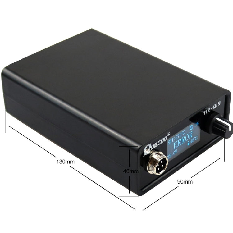 QUECOO 1.3 Inch Display Soldering Station with Handle, Set: EU Plug (Q19+P9) - free shipping - PMC TechLife - Order now!