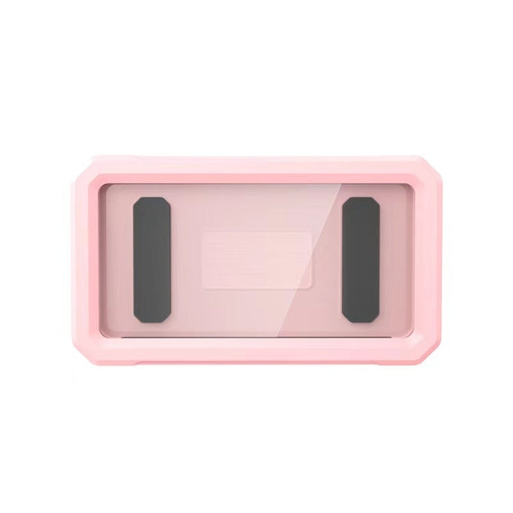Retractable Rotating Bathroom Water-resistant Mobile Phone Box Wall Mount Mobile Phone Holder(Pink) - Hand-Sticking Bracket by PMC TechLife | Online Shopping South Africa | PMC TechLife