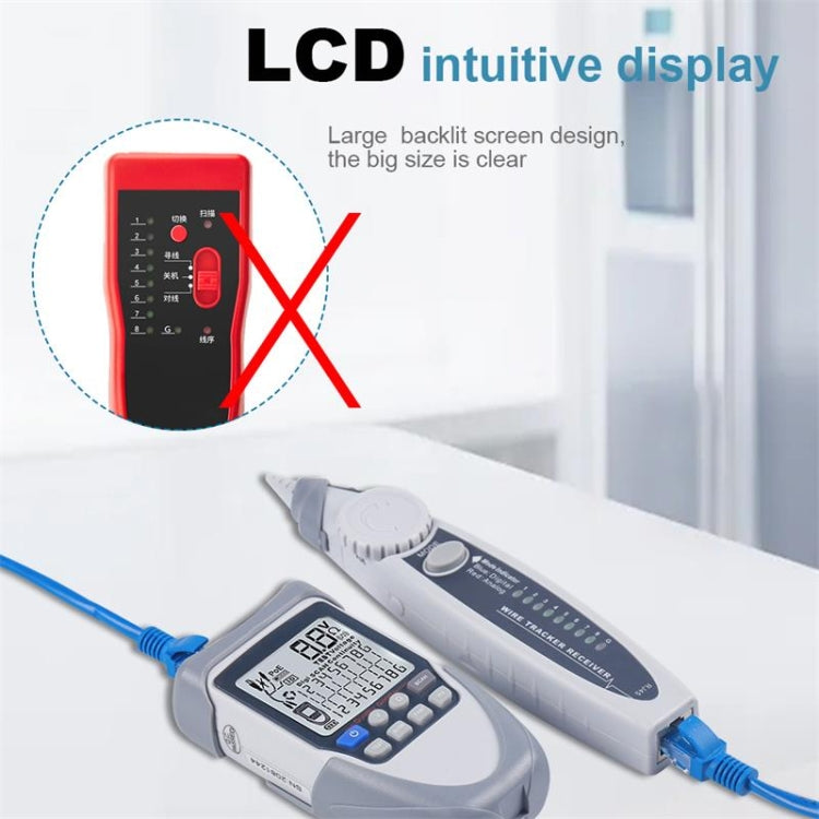 ET613 Network Cable Tester Wire Tracker Battery Voltage POE Test Multi-function Cable Tester - Current & Voltage Tester by PMC TechLife | Online Shopping South Africa | PMC TechLife
