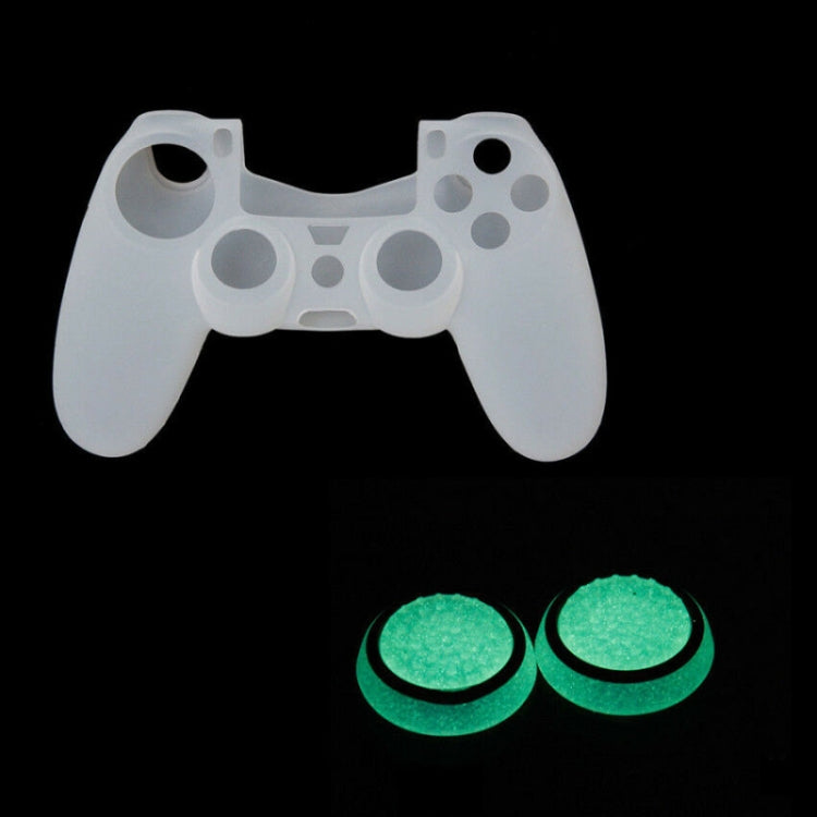 10 PCS Gamepad Silicone Luminous Button Cap Rocker Cap For PS5/PS4/PS3/ONE/360/PRO/series X/S(Transparent Light Green) - Cases by PMC Jewellery | Online Shopping South Africa | PMC Jewellery