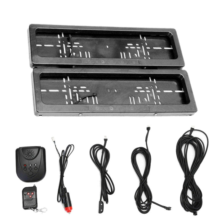 European Standard Electric License Plate Roller Shutter Protective Cover - License Plate Covers & Frames by PMC TechLife | Online Shopping South Africa | PMC TechLife | Buy Now Pay Later Mobicred