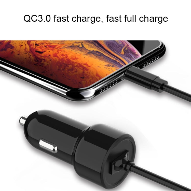 IBD321-Q3 Universal Fireproof Mobile Phone Car Charger, Model: 4.8A+24W - Car Charger by PMC TechLife | Online Shopping South Africa | PMC TechLife