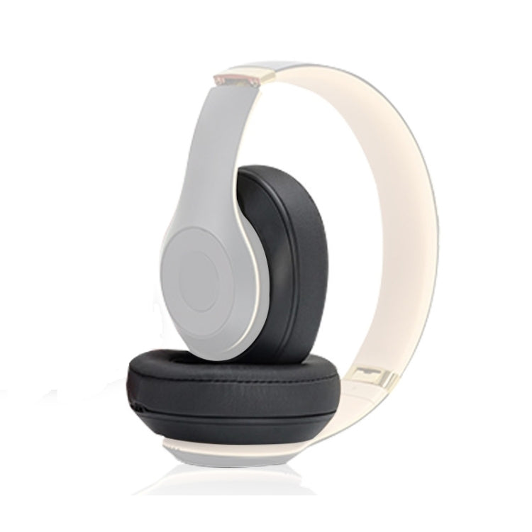 2 PCS Leather Soft Breathable Headphone Cover For Beats Studio 2/3, Color: Sheepskin Black - Earmuff & Pad by PMC TechLife | Online Shopping South Africa | PMC TechLife