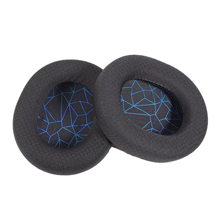 2 PCS Headset Sponge Earmuffs For SONY MDR-7506 / V6 / 900ST, Color: Black Blue Net - Earmuff & Pad by PMC Jewellery | Online Shopping South Africa | PMC Jewellery