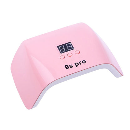 9S Pro 120W Dual Light Source Phototherapy Machine Smart Nail Lamp(Pink) - Nail Dryers by PMC Jewellery | Online Shopping South Africa | PMC Jewellery | Buy Now Pay Later Mobicred