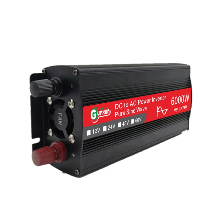 Gurxun 6000W High Power Sine Wave Inverter With Single Digital Display, Specification: 12V-220V - Pure Sine Wave by Gurxun | Online Shopping South Africa | PMC Jewellery | Buy Now Pay Later Mobicred