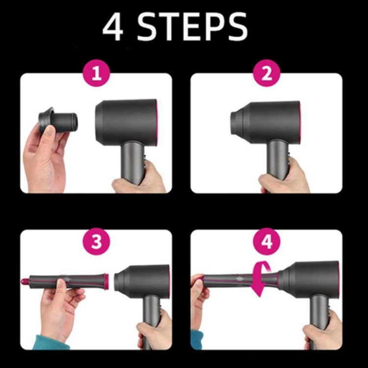 One Pair Long Barrels +2 Adapters For Dyson Hair Dryer Curling Iron Accessories - free shipping - PMC TechLife - Order now!