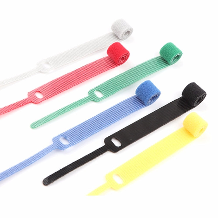50 PCS Needle Shape Self-adhesive Data Cable Organizer Colorful Bundles 15 x 300mm(Yellow) - Cable Organizer by PMC TechLife | Online Shopping South Africa | PMC TechLife