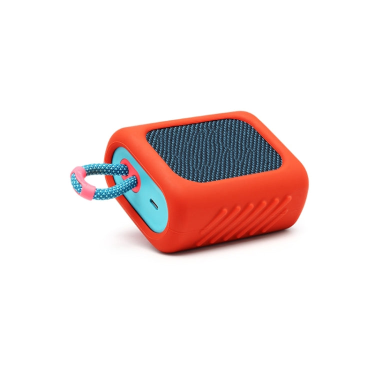 For JBL GO3 Dust-proof Silicone Case Anti-fall Speaker Case(Red) - Protective Case by PMC Jewellery | Online Shopping South Africa | PMC Jewellery