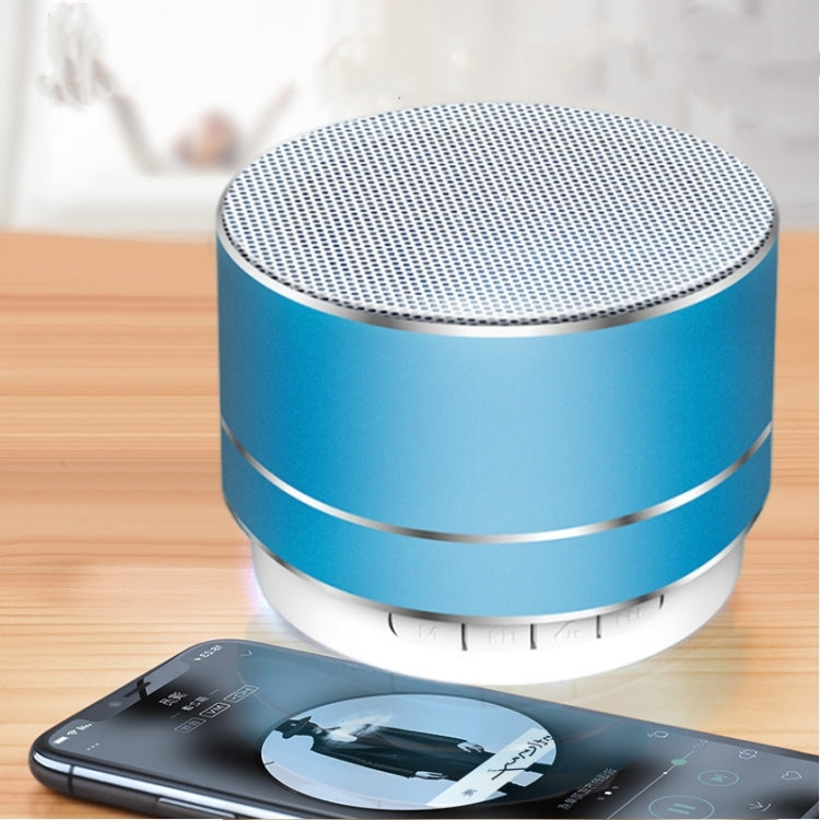 A10 Mini Metal Wireless Bluetooth Speaker(Blue) - Mini Speaker by PMC Jewellery | Online Shopping South Africa | PMC Jewellery