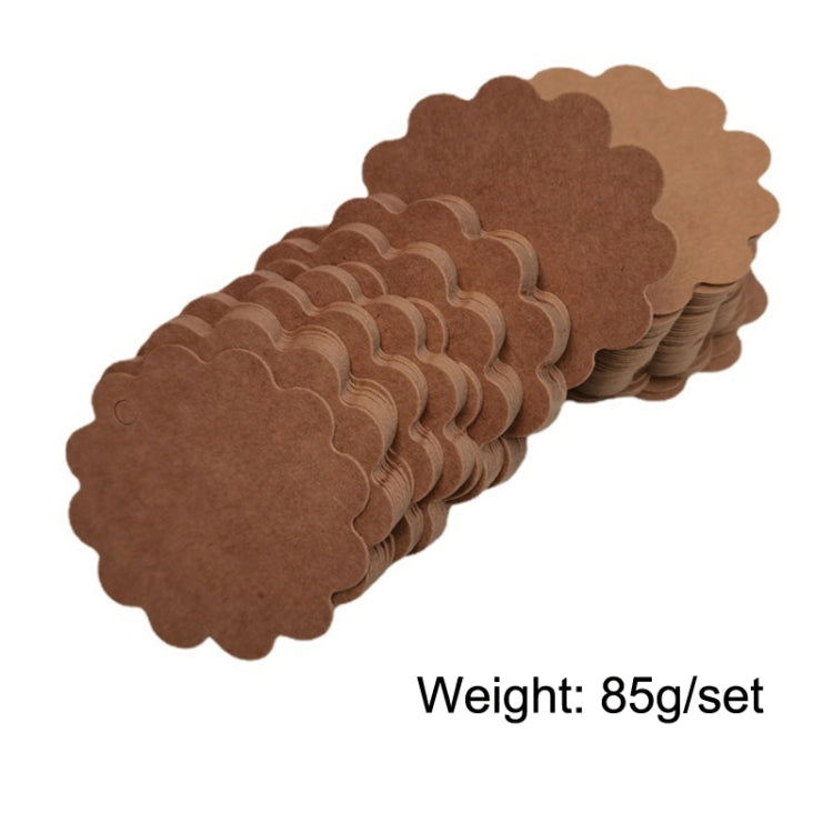 100pcs /Set Kraft Paper Tags Lace Round Blank Small Label(White) - free shipping - PMC TechLife - Order now!