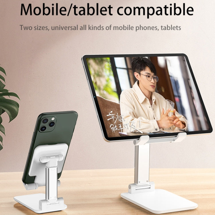 SSKY X5 Desktop Phone Live Foldable Tablet Bracket, Style: Double Rod Tablet Version (Black) - Desktop Holder by SSKY | Online Shopping South Africa | PMC Jewellery