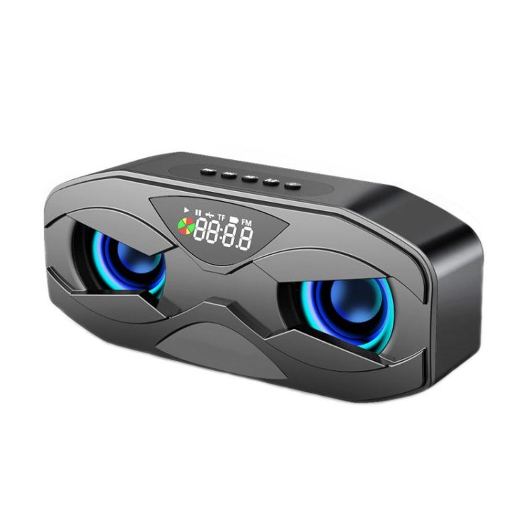 M5 Portable 6D Surround Sound Digital Display Bluetooth Speaker(Black) - Desktop Speaker by PMC Jewellery | Online Shopping South Africa | PMC Jewellery