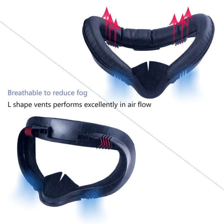 For Oculus Quest 2 VR Headset 6pcs/set Replacement Face Eye Pad Cushion(Black) -  by PMC TechLife | Online Shopping South Africa | PMC TechLife