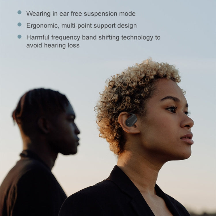 YJ77 Bluetooth 5.2 Ear-mounted OWS Bone Conduction Headset(Left Ear White) - Bluetooth Earphone by PMC TechLife | Online Shopping South Africa | PMC TechLife