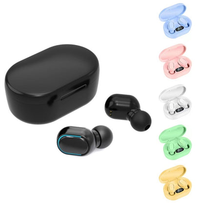 E7s Digital Sports Waterproof TWS Bluetooth 5.0 In-Ear Headphones(Pink) - TWS Earphone by PMC Jewellery | Online Shopping South Africa | PMC Jewellery