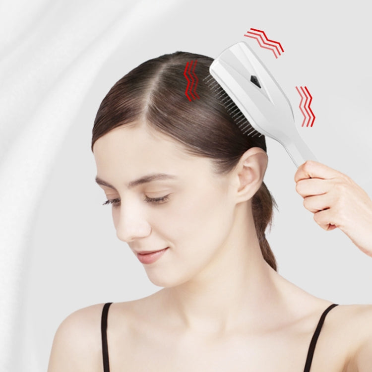 KAKUSAN KKS-203 Red Light Vibration Hair Comb Light Therapy Scalp Massage Instrument(White) - Hair Care by KAKUSAN | Online Shopping South Africa | PMC Jewellery