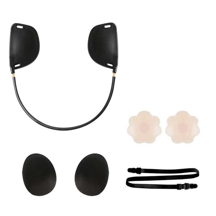 XD00001 Molding Silicone Nipple Sticker Frontless Bra Adjustable Anti-sag Push-up Bra Kit(U-type Black) - Nubra by PMC Jewellery | Online Shopping South Africa | PMC Jewellery