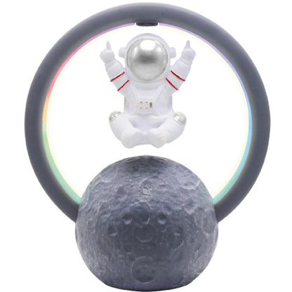 Y-598 Suspended Astronaut Bluetooth Speaker RGB Light Subwoofer Ornament,Spec: 598A Silver+Gift Bag - Desktop Speaker by PMC Jewellery | Online Shopping South Africa | PMC Jewellery