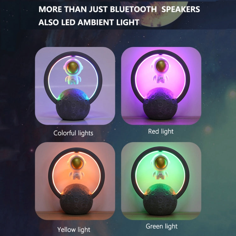 Y-598 Suspended Astronaut Bluetooth Speaker RGB Light Subwoofer Ornament,Spec: 598B Silver+Gift Bag - Desktop Speaker by PMC TechLife | Online Shopping South Africa | PMC TechLife