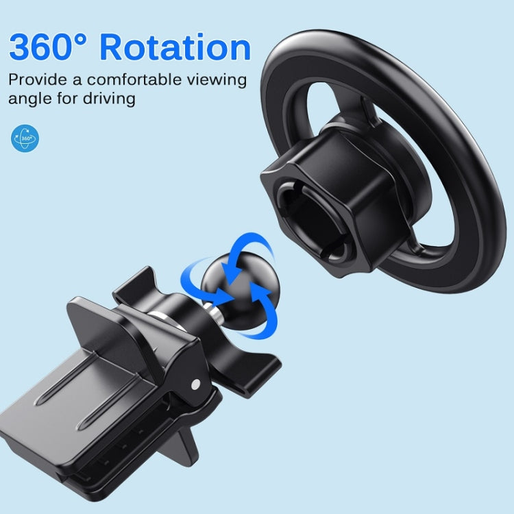 153A Magsafe Car Air Outlet Mobile Phone Magnetic Suction Bracket - Car Holders by PMC TechLife | Online Shopping South Africa | PMC TechLife