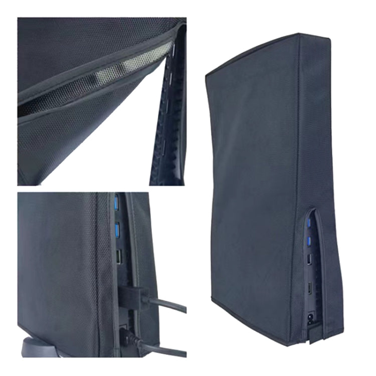 PS5-1 for Snoy PS5 Game Console Waterproof and Dustproof Protective Cover(Vertical Gray) - Bags by PMC TechLife | Online Shopping South Africa | PMC TechLife