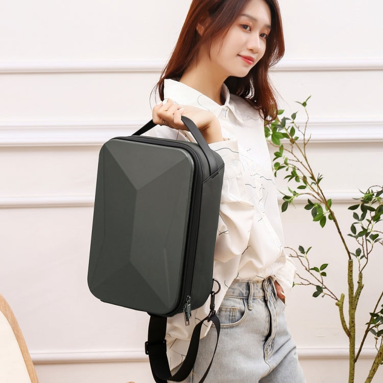 For DJI Mini 3 / Mini 3 Pro Hard Shell Storage Bag Box Chest Bag Shoulder Bag Messenger Bag(Dark Gray) - Backpacks & Bags by PMC TechLife | Online Shopping South Africa | PMC TechLife