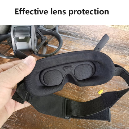 For DJI Goggles 2 Foam Padding Sponge Eye Pad Mask With Lens Cover Gray - Other Accessories by PMC Jewellery | Online Shopping South Africa | PMC Jewellery